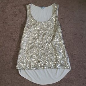 Womens sparkly tank